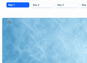 Creating a door by clicking on the background